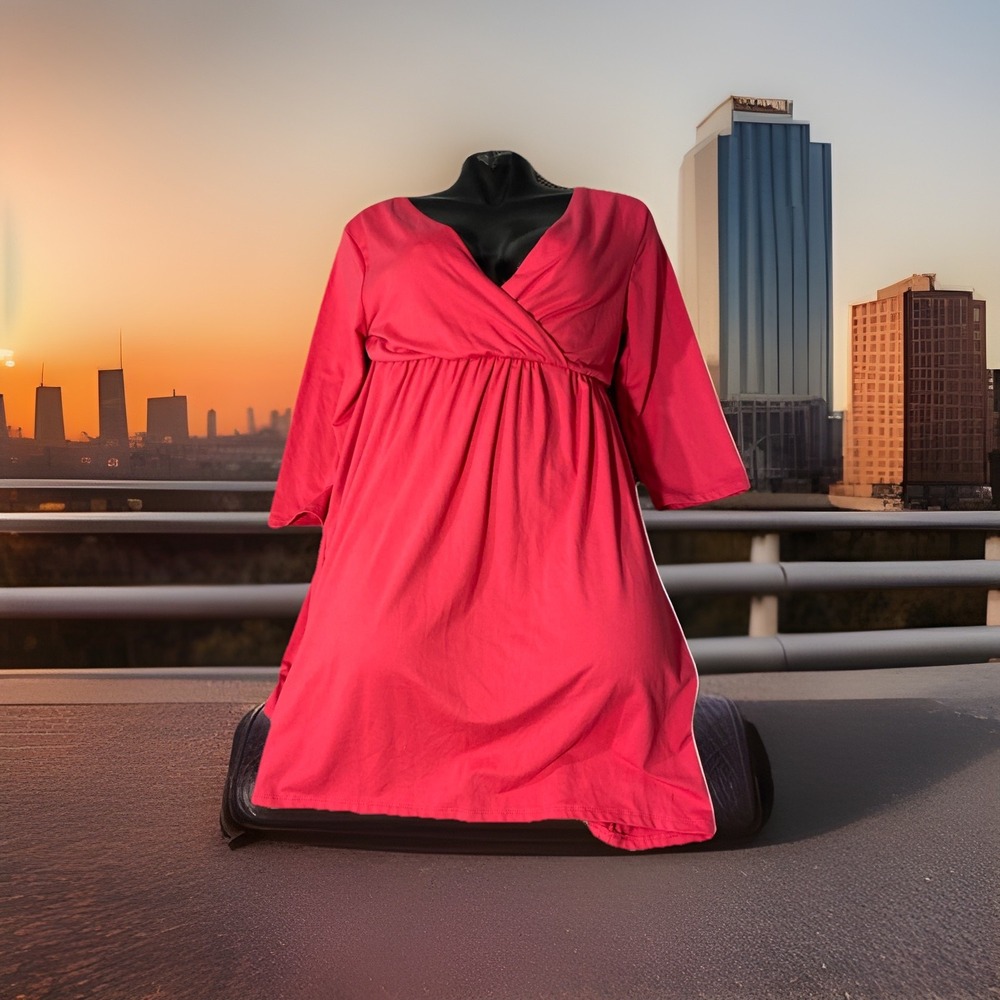 Zenana‎ Pink Mini Dress Womens Large  10% Spandex